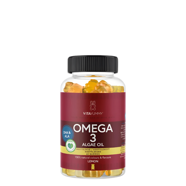 VitaYummy citrinų skonio multivitaminai su Omega-3, 60 vnt